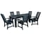 Highwood Usa Weatherly 7pc Rectangular Outdoor Patio Furniture Dining Set 72 x 42 AD-ST7WL1CO4AA-FBE - alternate 1
